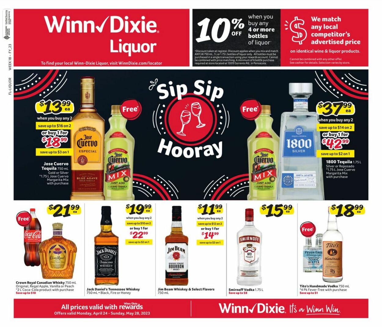 Winn Dixie Ad from 04/24/2023