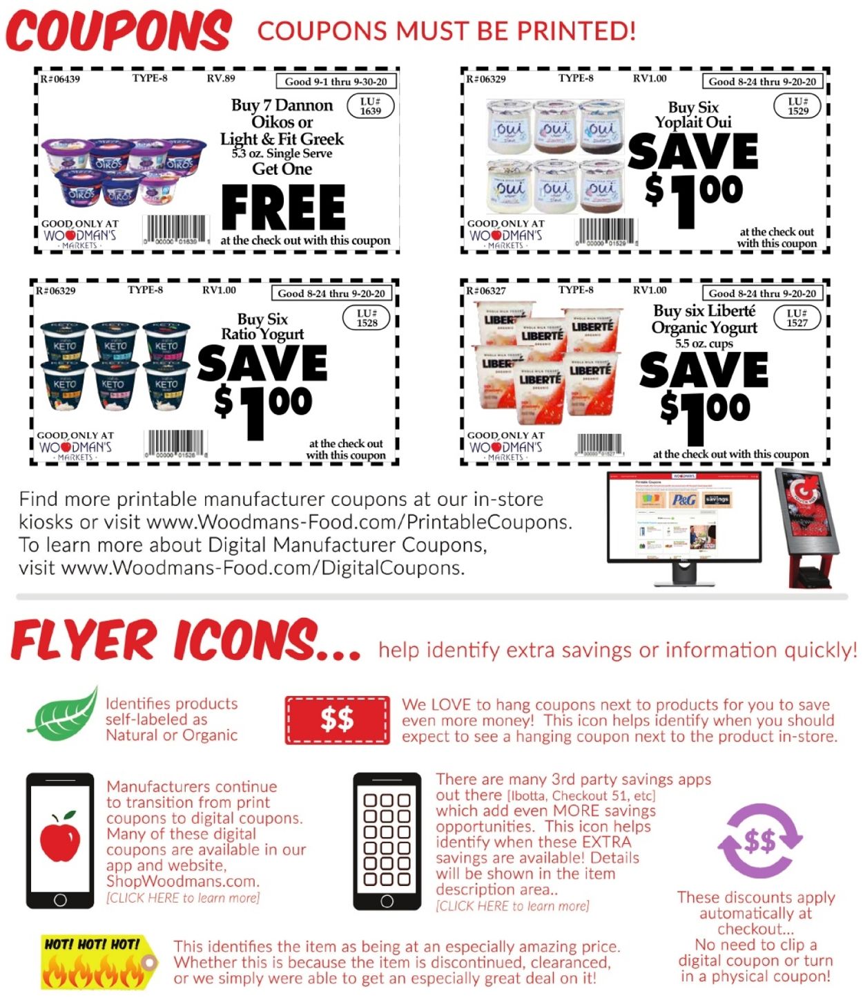 Woodman's Market Ad from 09/03/2020