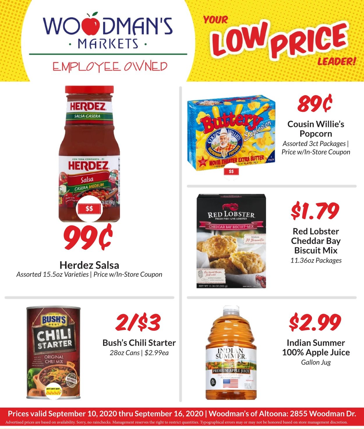 Woodman's Market Ad from 09/10/2020