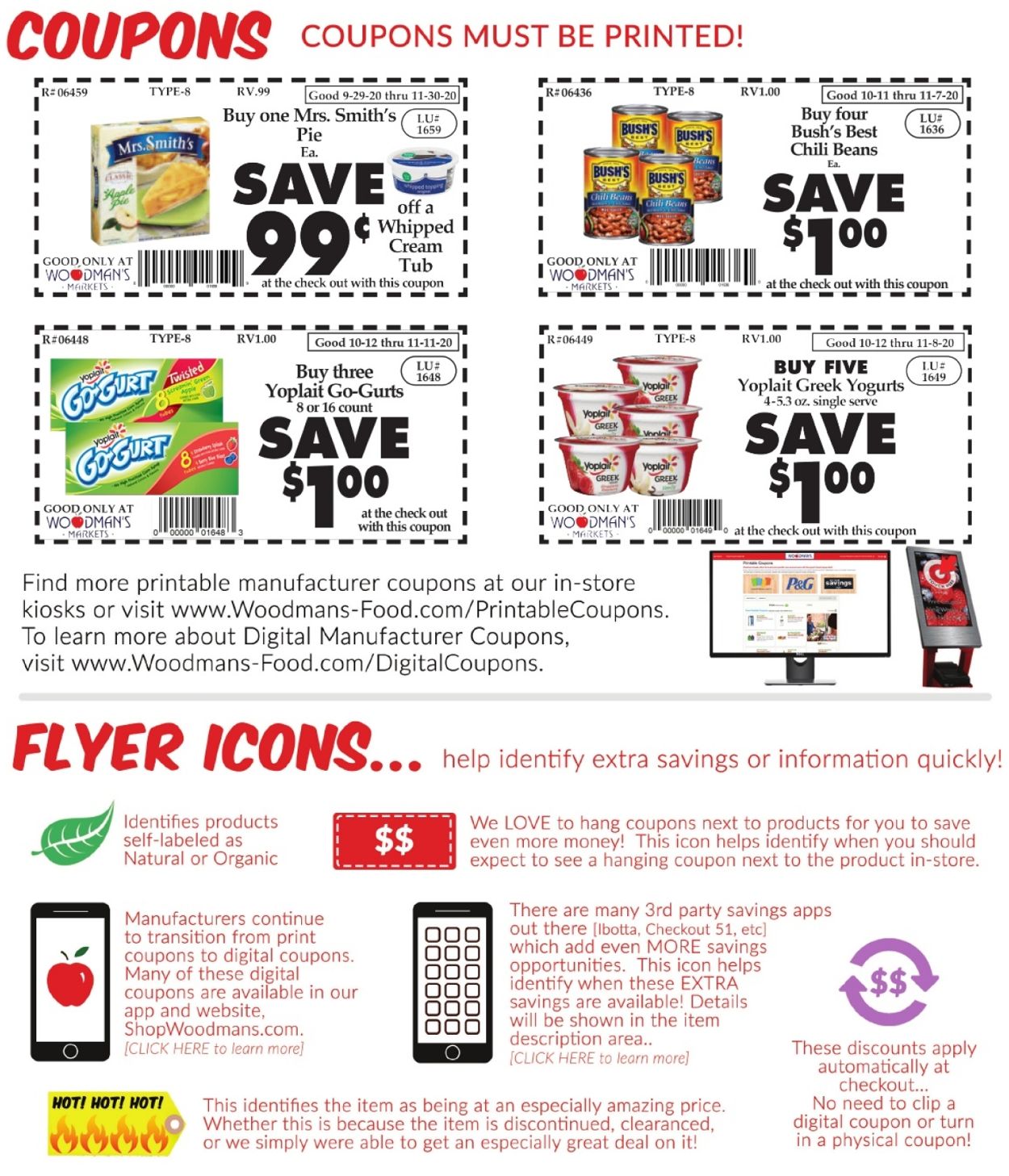 Woodman's Market Ad from 10/29/2020