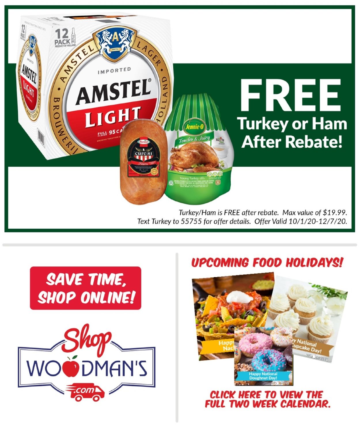 Woodman's Market Ad from 11/05/2020