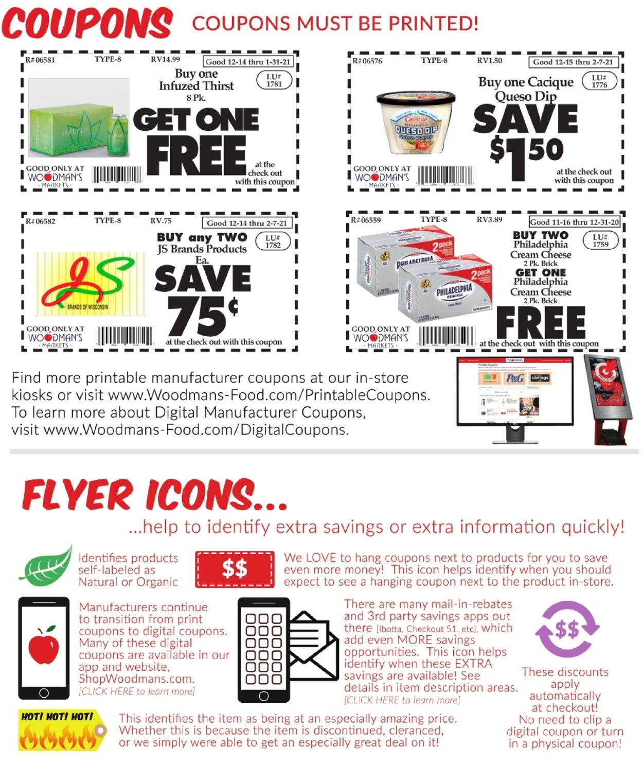 Woodman's Market Ad from 12/24/2020