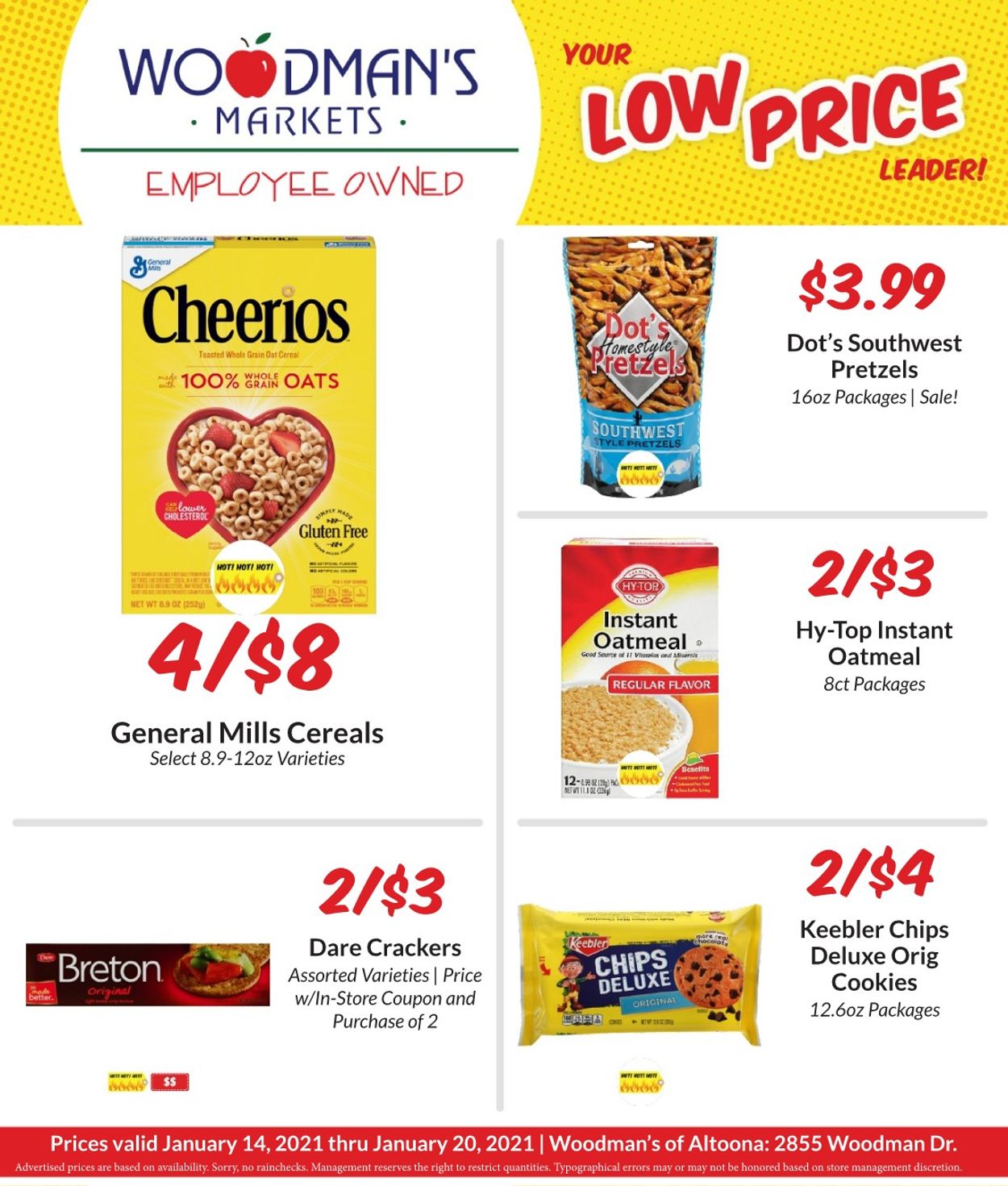 Woodman's Market Ad from 01/14/2021