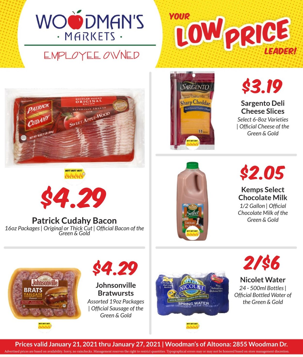 Woodman's Market Ad from 01/21/2021