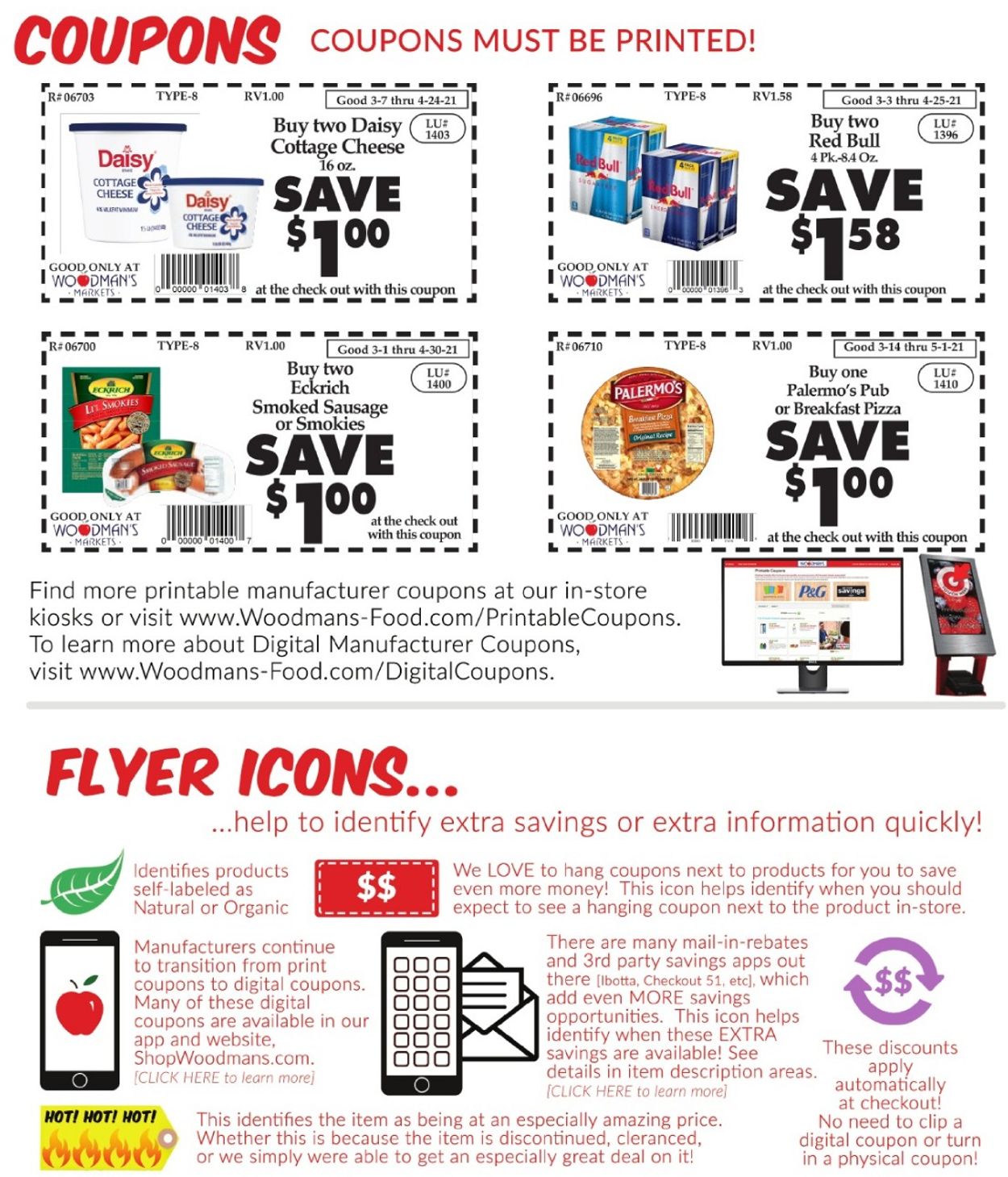 Woodman's Market Ad from 04/08/2021