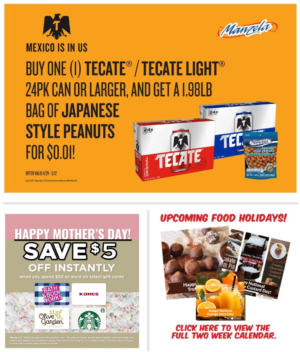 Woodman's Market Ad from 04/29/2021