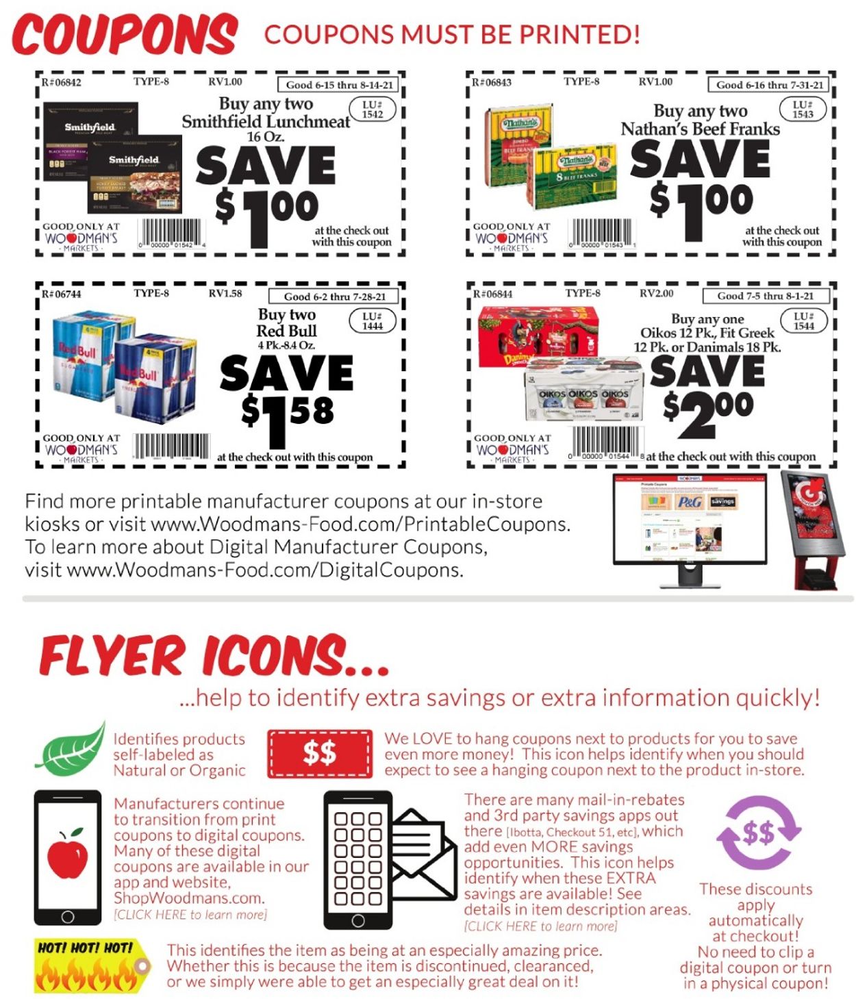 Woodman's Market Ad from 07/15/2021