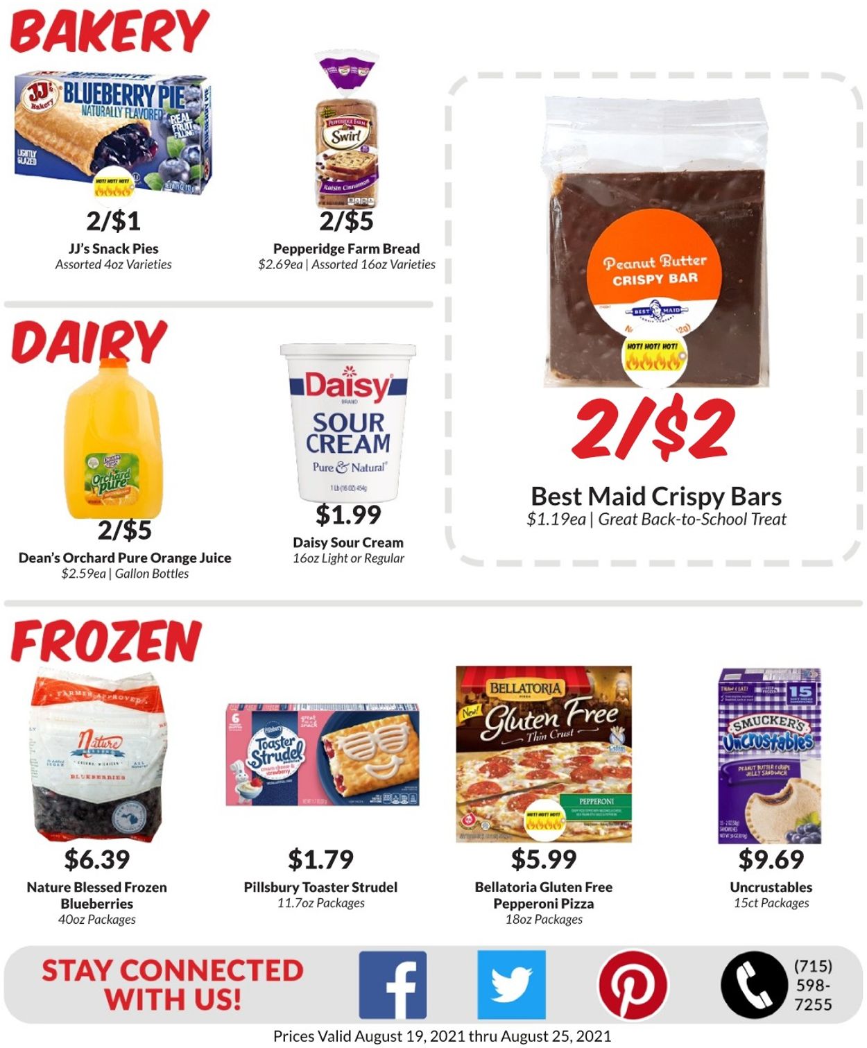 Woodman's Market Ad from 08/19/2021