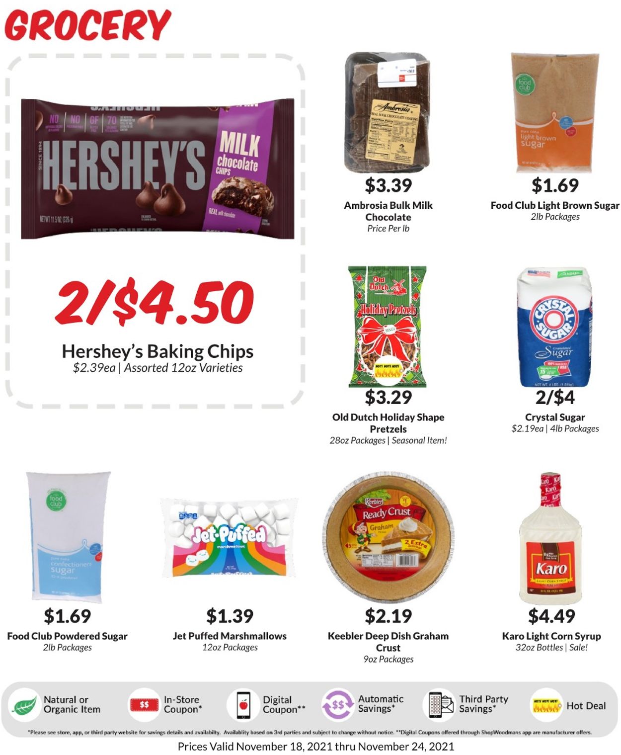 Woodman's Market Ad from 11/18/2021