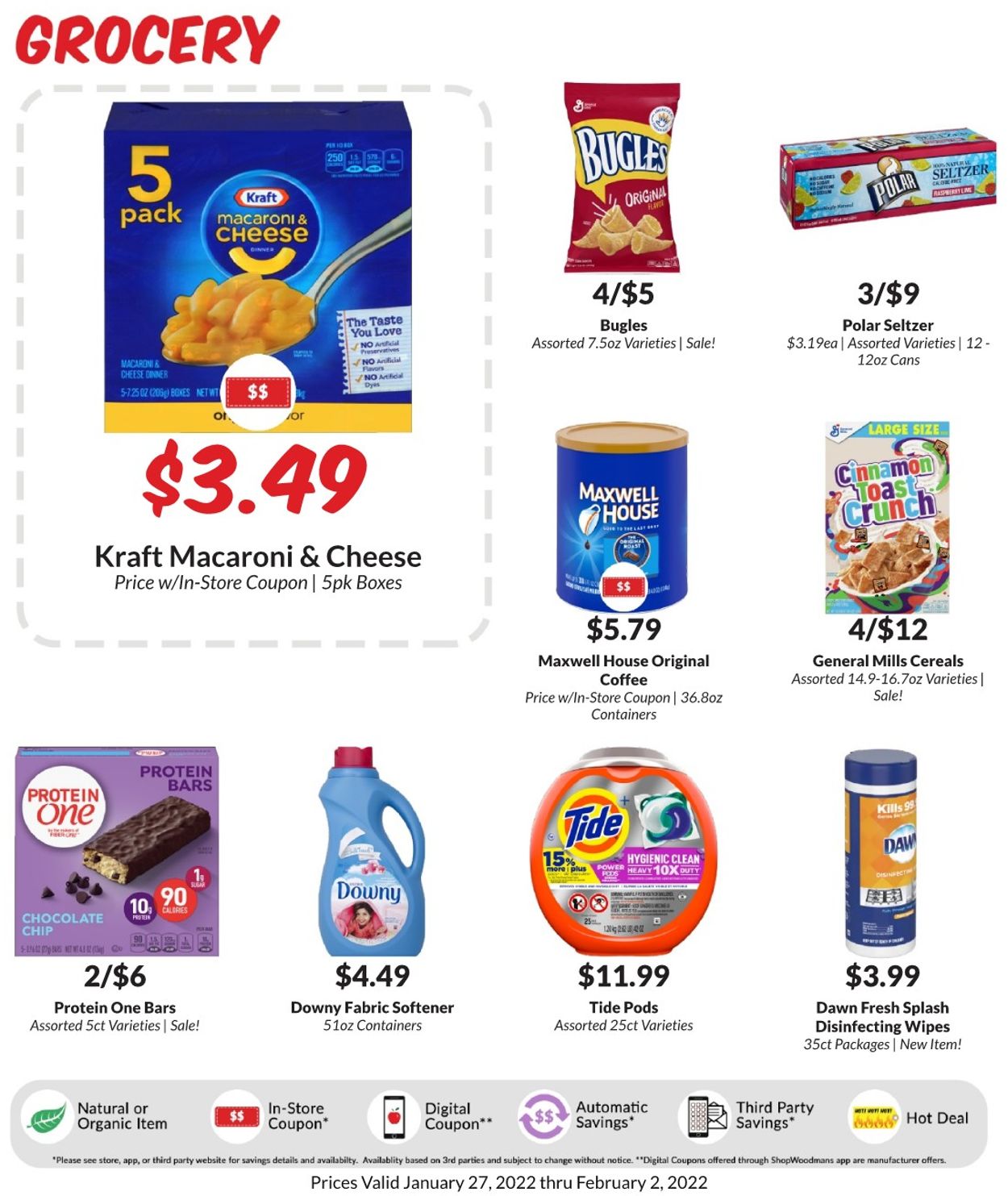 Woodman's Market Ad from 01/27/2022