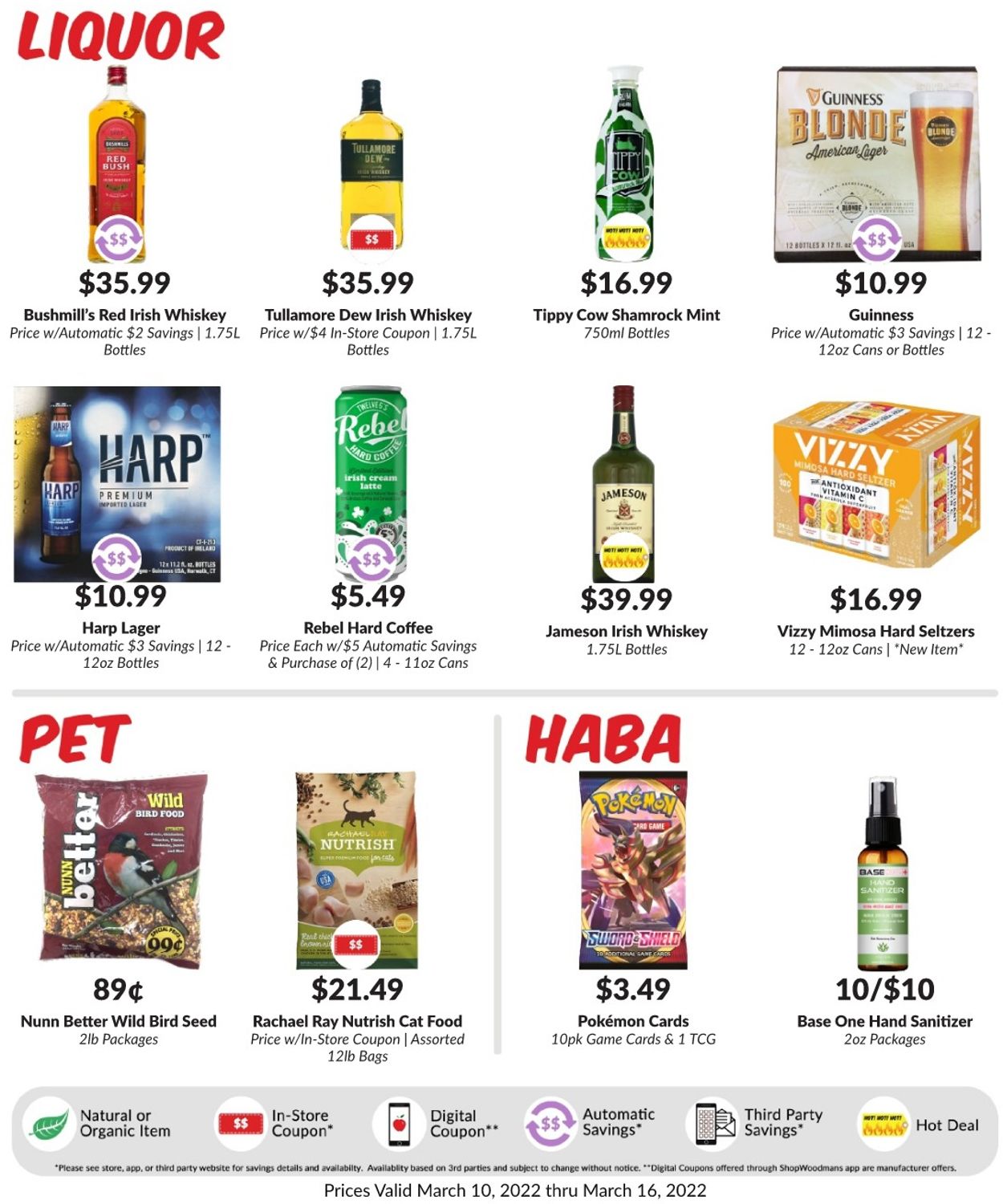 Woodman's Market Ad from 03/10/2022