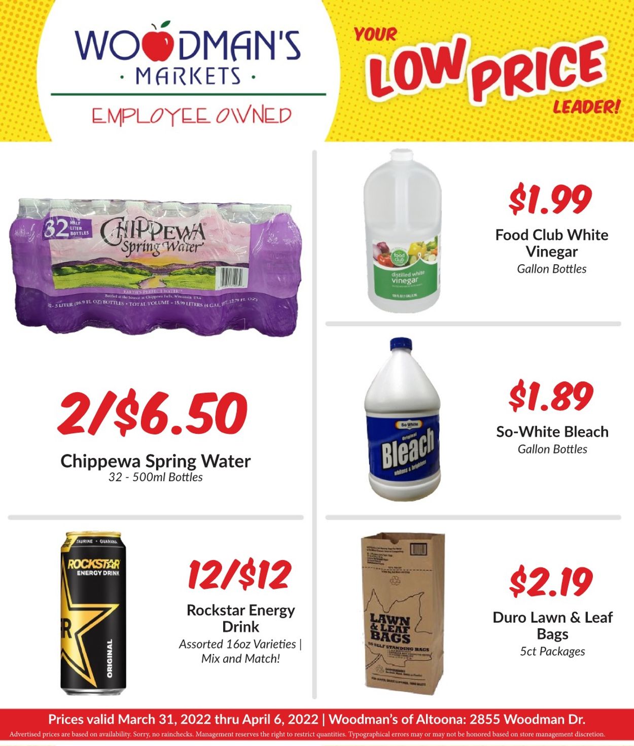 Woodman's Market Ad from 03/31/2022