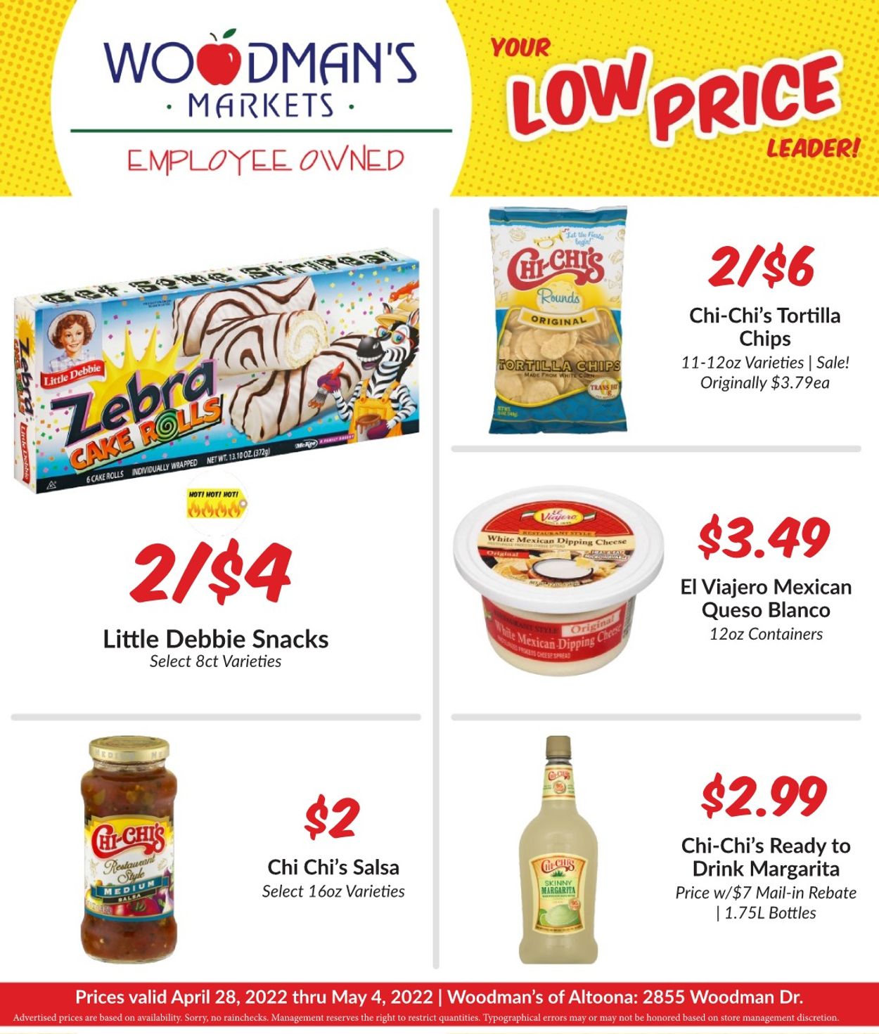 Woodman's Market Ad from 04/28/2022
