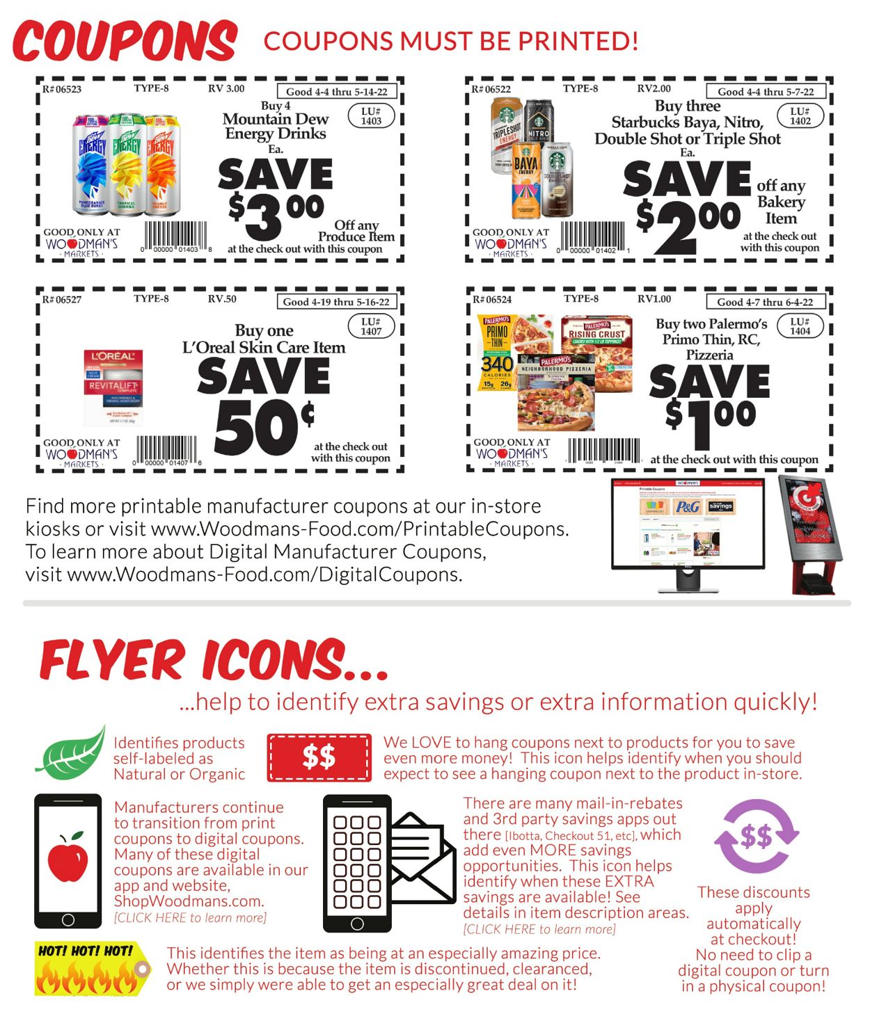Woodman's Market Ad from 04/28/2022