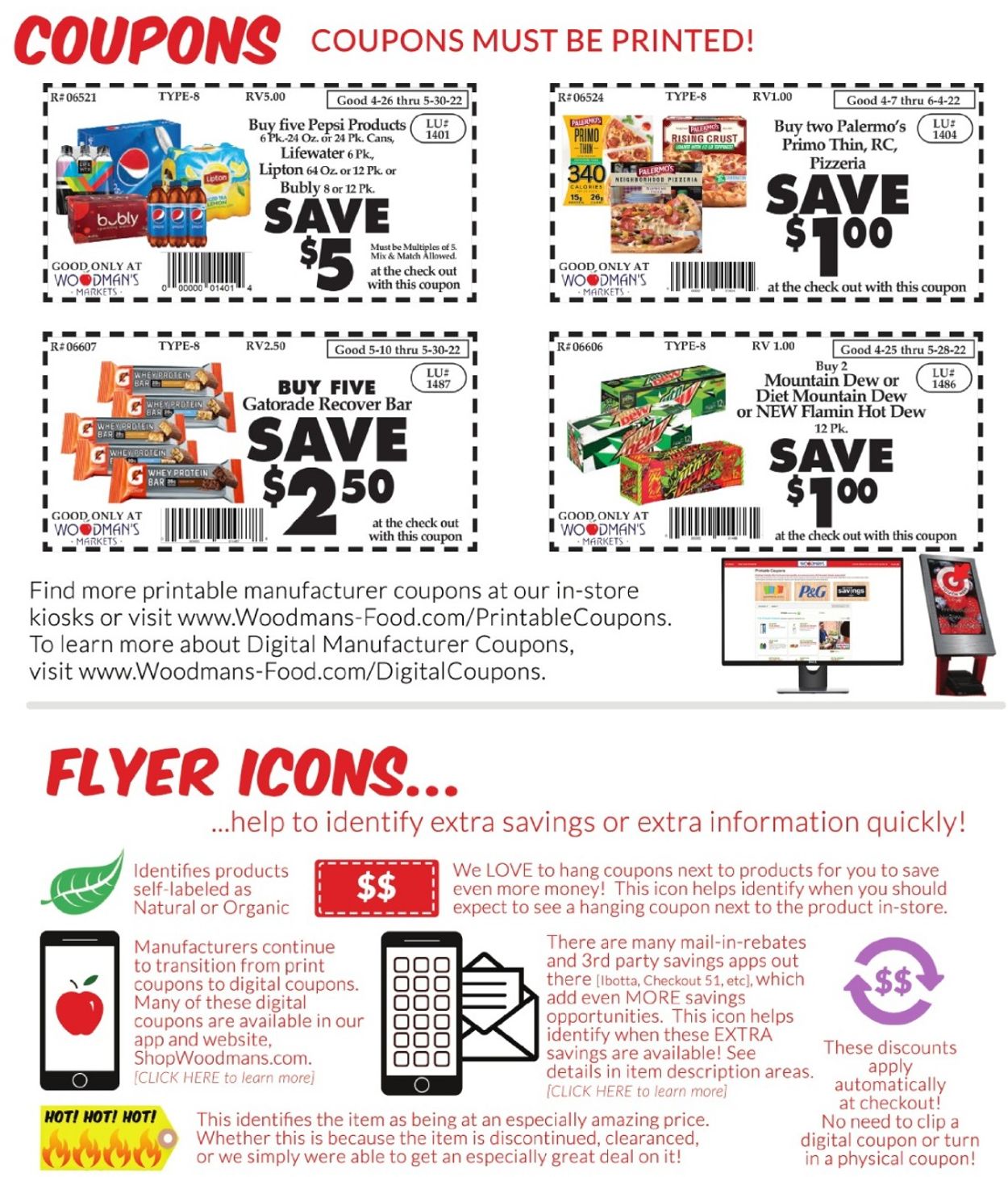 Woodman's Market Ad from 05/12/2022