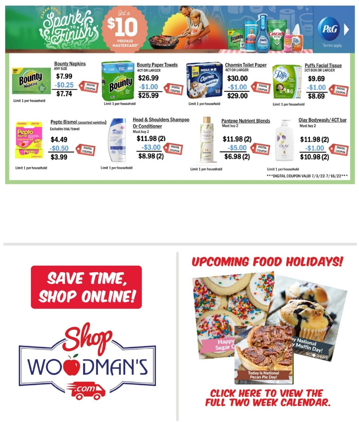 Woodman's Market Ad from 07/07/2022