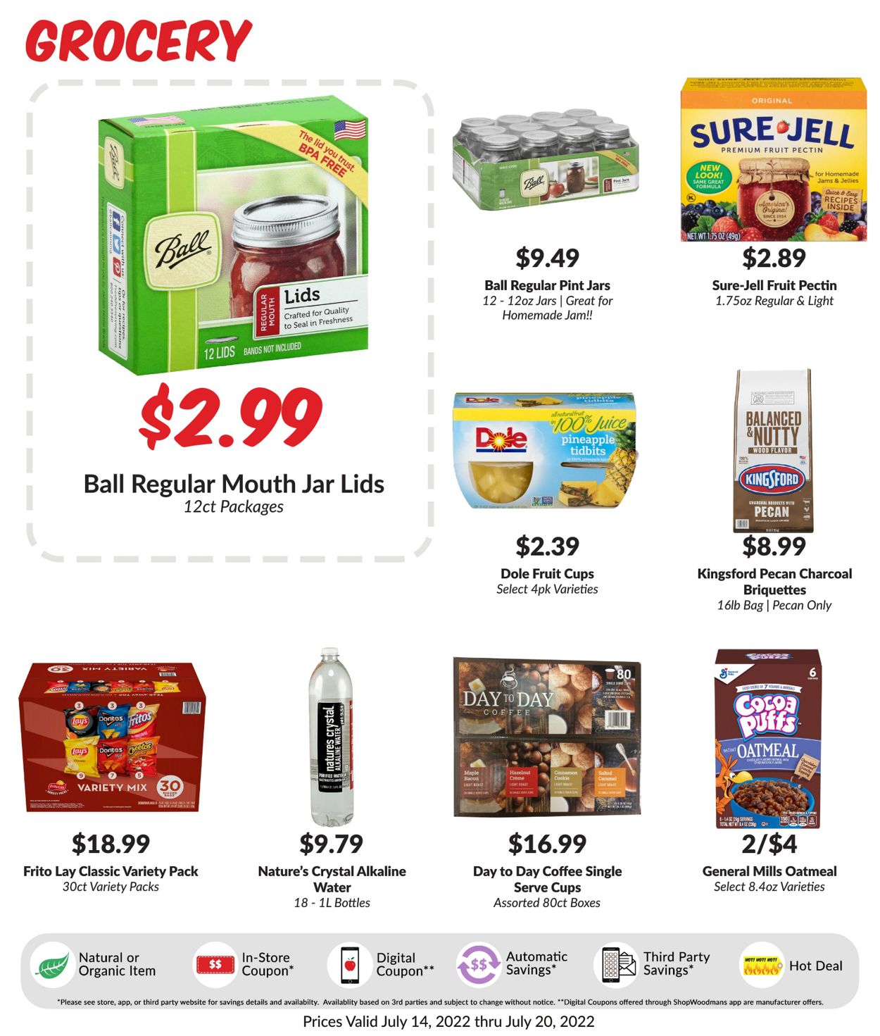 Woodman's Market Ad from 07/14/2022