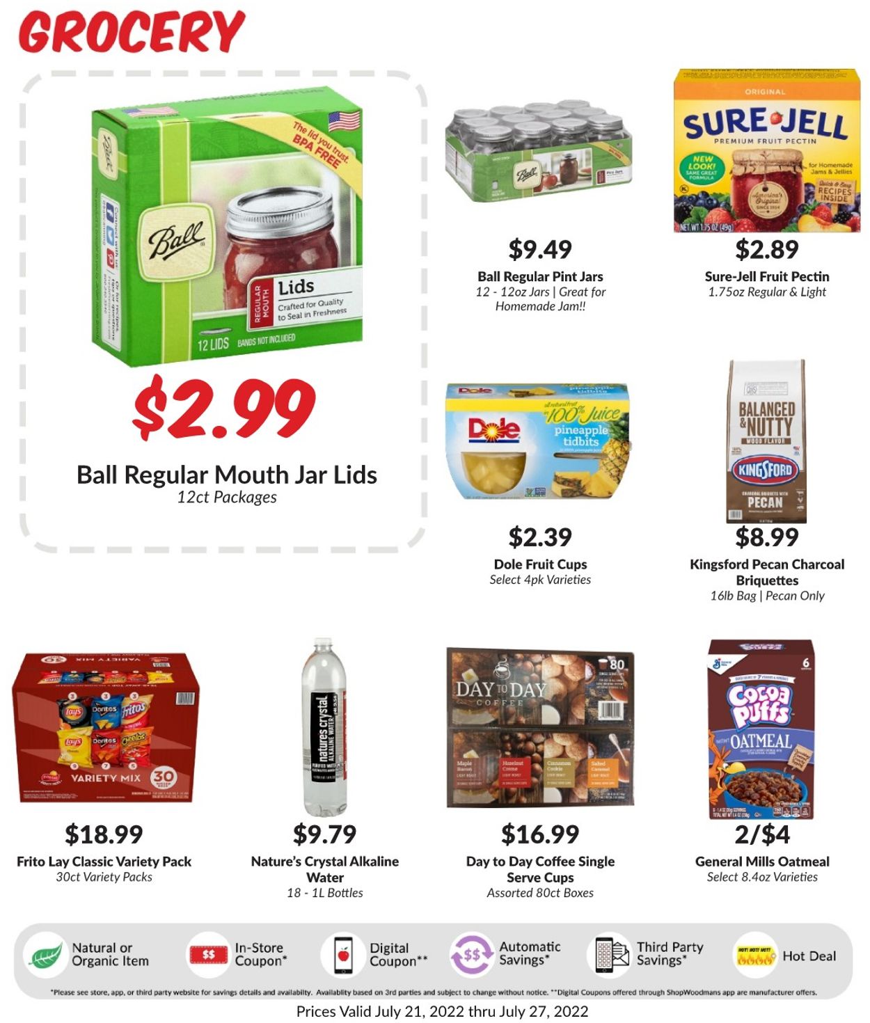 Woodman's Market Ad from 07/21/2022
