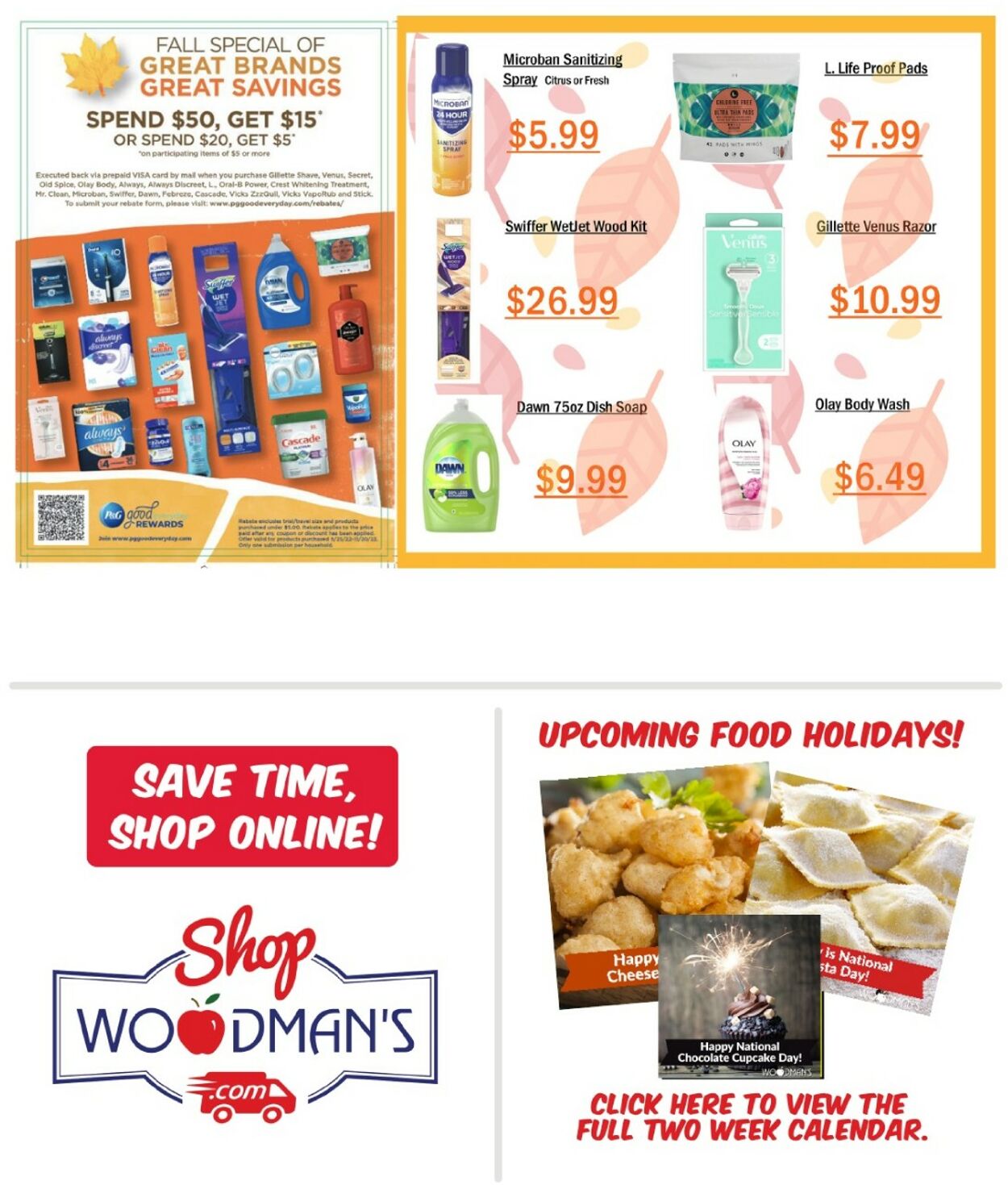 Woodman's Market Ad from 10/13/2022