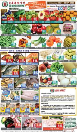 Catalogue 99 Ranch - Weekend Ad from 08/21/2020