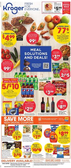 Catalogue Kroger from 10/21/2020