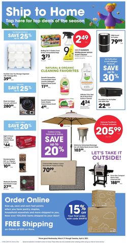 Catalogue Kroger Easter 2021 ad from 03/31/2021