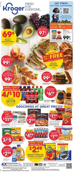 Catalogue Kroger from 04/28/2021