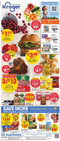 Catalogue Kroger from 07/21/2021