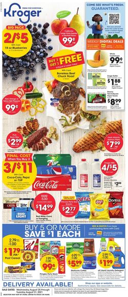 Catalogue Kroger from 08/25/2021