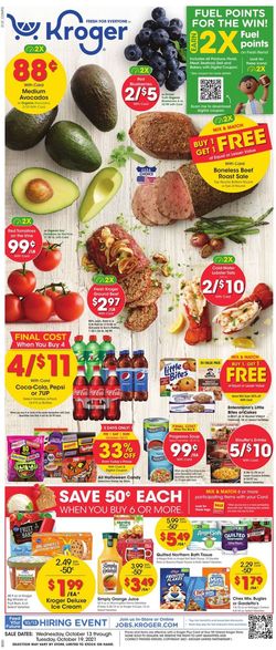 Catalogue Kroger from 10/13/2021
