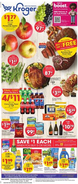 Catalogue Kroger from 12/08/2021