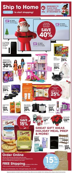 Catalogue Kroger - HOLIDAY 2021 from 12/08/2021
