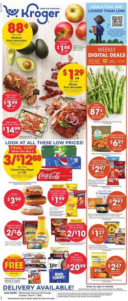 Catalogue Kroger from 02/23/2022