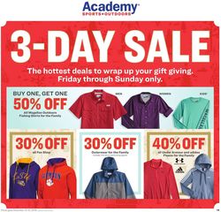 Catalogue Academy Sports from 12/13/2019
