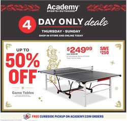 Catalogue Academy Sports from 12/10/2020
