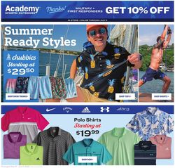 Catalogue Academy Sports from 05/31/2022