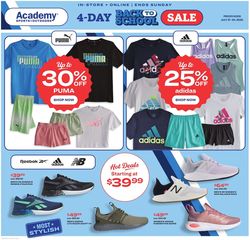 Catalogue Academy Sports from 07/21/2022