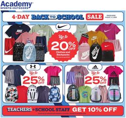Catalogue Academy Sports from 08/04/2022