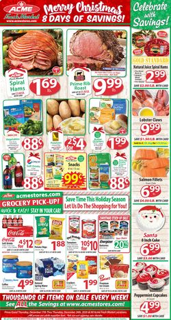 Catalogue Acme Fresh Market Christmas Ad 2020 from 12/17/2020