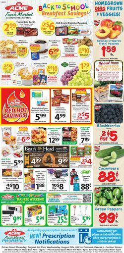 Catalogue Acme Fresh Market from 08/03/2023