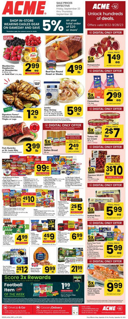 Catalogue Acme from 09/22/2023