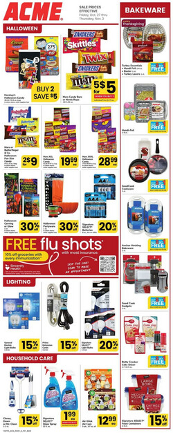 Catalogue Acme from 10/27/2023