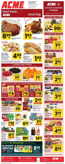 Catalogue Acme from 01/19/2024