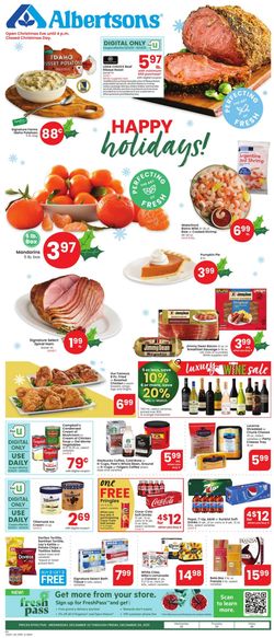 Catalogue Albertsons HOLIDAY 2021 from 12/22/2021