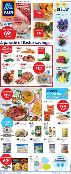 Catalogue ALDI EASTER 2022 from 04/13/2022