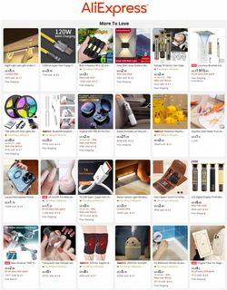 Current Cyber Monday and Black Friday ad AliExpress