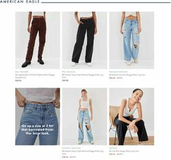 Current Cyber Monday and Black Friday ad American Eagle