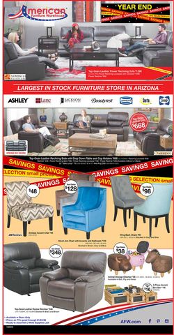 Catalogue American Furniture Warehouse from 12/25/2019