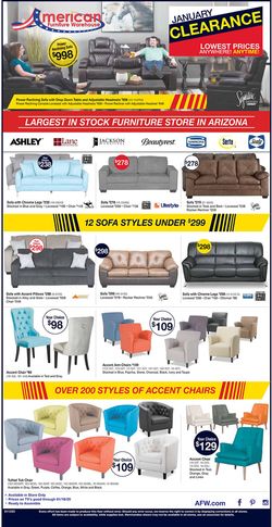 Catalogue American Furniture Warehouse from 01/13/2020