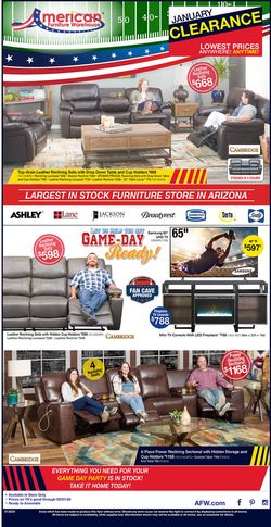 Catalogue American Furniture Warehouse from 01/27/2020